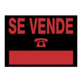 Cartel "Se Vende" 500X350 Mm Pvc Negro Archivo 2000 6165 NE Precio: 9.5000004. SKU: B1AFAVPSZY