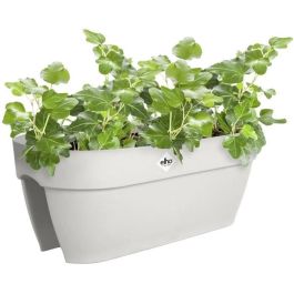 ELHO ELH8711904534448 Maceta Vibia Campana Flower Bridge 60, Blanca, L 26 x A 59 x A 22 cm, para Balcón y Exterior, 100% Reciclada ELHO ELH8711904534448 Maceta Vibia Campana Flower Bridge 60, Blanca, L 26 x A 59 x A 22 cm, para Balcón y Exterior, 100% Reciclada