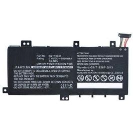 CoreParts Batería Portátil 28.50Wh Li-Pol 7.5V 3800mAh Negro para Asus Transformer Flip TP550LA, TP550LD
