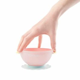 Badabulle Set 5 Cuencos 330ml Antideslizantes con Tapas y 3 Cucharas Blandas. Ideal para Bebés +4 Meses, Apto Microondas, Congelador, Sin BPA.