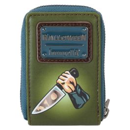 Loungefly Tarjetero Michael Myers Halloween Piel Vegana que Brilla en la Oscuridad con Ranuras para Tarjetas Precio: 35.58999983. SKU: B1FB3KD3MZ