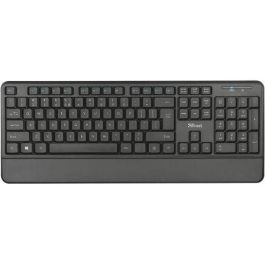 TECLADO Y RATÓN INALÁMBRICOS PARA FUNCIONES MULTIMEDIA TRUST THOZA - 13 TECLAS MULTIMEDIA - SENSOR ÓPTICO 1000 PPP - COBERTURA INALÁMBRICA 10M