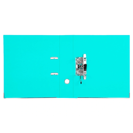 Liderpapel Archivador de Palanca Documenta A4 PVC con Rado, Compresor Metálico y Lomo de 75 mm, Verde Claro