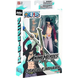 Bandai Figura Articulada Anime Heroes One Piece Dracule Mihawk Hawkeye 17 cm BAN3296580370535