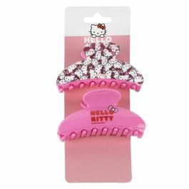Cerdá Clips Accesorios para Pelo Hello Kitty Rosa PINK, set de 3 años