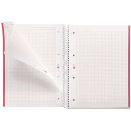 Bloc Miquelrius Emotions Notebook 1 Micro.Tapa Extra A4 80H 90G Cuadric.5X5 Rojo 5 unidades