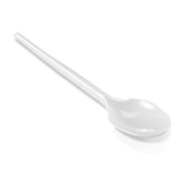 Cucharilla De Plastico Blanco Reutilizable Paquete De 100 Unidades