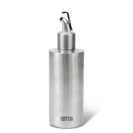 Aceitera de acero inoxidable 350 ml con tapón Quttin (12 Unidades) Aceitera de acero inoxidable 350 ml con tapón Quttin (12 Unidades)
