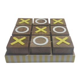 DKD Home Decor Juego de Mesa Tres en Raya Verde Mango 36 x 10 x 36 cm Precio: 65.49999951. SKU: B1KGV24VN9