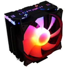 LC-Power LC-CC-120-ARGB-PRO Enfriador CPU 12cm ARGB para Intel 1700/1150/1151/1156/1366 y AMD (58 CFM, 180W TDP)