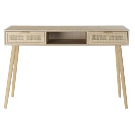 DKD Home Decor Consola Scandi Natural Dorado 120 x 42.5 x 78 cm