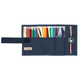 El Ganso Plumier Enrollable 27 Pcs. Eclipse - Estuche Escolar para Niños +3 Años, 7x20x7 cm