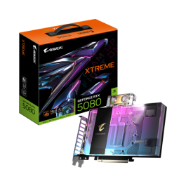 Gigabyte AORUS GeForce RTX 5080 XTREME WATERFORCE WB 16G - 16GB GDDR7, 256 bits, PCI-E 5.0, NVIDIA DLSS 4, Ref. 9VN5080AWB-00-G10