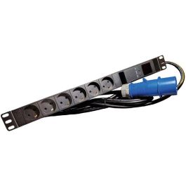 Lanview 19'' rack mount power strip, 4m, 16A with 6 x Danish type K grounded sockets Precio: 81.50000012. SKU: B1H9V88LY2