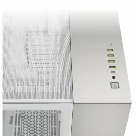CORSAIR CC-9011285-WW Caja PC Torre Media 6500X, Aluminio Blanco/Gris Satinado