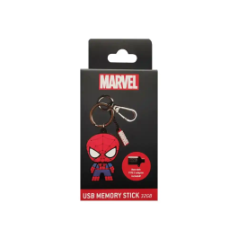 Wondee Spiderman Memoria USB 32GB Llavero con Adaptador USB C
