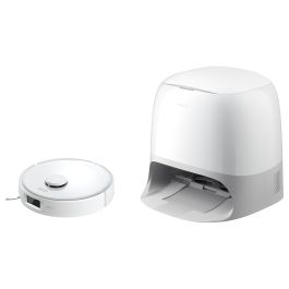 Roborock Qrevo Curv 5A1 Robot Aspirador y Fregador con Estación Base Multifunción Sin Bolsa, Color Negro y Blanco