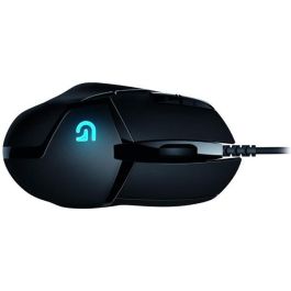 Logitech G402 Hyperion Fury Ratón Gaming FPS, el más rápido del mundo, USB-A, Sensor Fusion Engine 400 IPS, 8 botones.