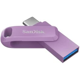 SanDisk Ultra Dual Drive Go 512GB USB-C 3.2 Gen 1 (3.1 Gen 1) 400 MB/s Lavanda Stick Memoria USB Giratorio