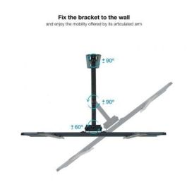 TOOQ SOPORTE PARED PANTALLAS 37-70" GIRA/INCLI NEGRO TOOQ SOPORTE PARED PANTALLAS 37-70" GIRA/INCLI NEGRO