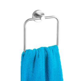 Wenko Toallero de aro de acero inoxidable mate, 16 x 18 x 5 cm Precio: 24.69000039. SKU: B1GHGC8VJL