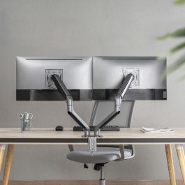 TooQ DB4132TNR-G Soporte de Mesa para 2 Monitores, Giratorio e Inclinable, VESA 75/100, 17-32", hasta 9kg por brazo TooQ DB4132TNR-G Soporte de Mesa para 2 Monitores, Giratorio e Inclinable, VESA 75/100, 17-32", hasta 9kg por brazo