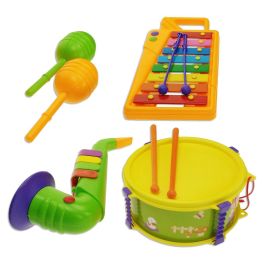 Reig Set Completo de Instrumentos Musicales para Niños: Xilofón, Tambor, Saxofón y Maracas - Juguete Educativo para +3 Años Precio: 26.49999946. SKU: S2424935