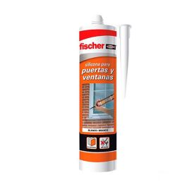 Fischer Silicona neutra transparente 300 ml para puertas y ventanas