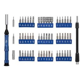 OWC Kit de Herramientas Avanzado para Reparación de Dispositivos Todo en Uno, 72 Piezas, 58 Puntas Intercambiables, Pentalobe Security, para Apple, PC, Consolas