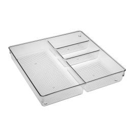 Organizador para Cubiertos Versa Transparente Plástico 30,6 X 5,6 X 30,6 CM Precio: 8.49999953. SKU: B1CRNKKZY3