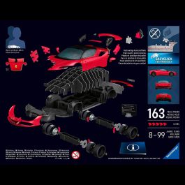 Ravensburger 12008041 Puzzle 3D Ferrari Sf90 Stradale para adultos +10 años, juego y objeto decorativo