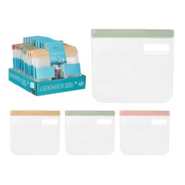 Leknes Set 2 Bolsas Cierre Fácil Surtidos Colores Gris Marrón Amarillo 23x24.5x2 cm (Set de 18) Precio: 32.88999978. SKU: B13NXGJ7XE