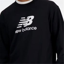 Sudadera sin Capucha Hombre New Balance Sport Essentials French Terry Negro