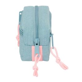 Safta Portatodo Triple Pequeño con Goma Elástica Wicked 22cm - Estuche Escolar 22x8,5x6cm