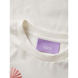 Camiseta de Manga Corta Mujer Jack & Jones Jxpaige Blanco