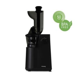 Hkoenig Extractor de jugos extra lento GSX24, 400 W, 1 L - Negro
