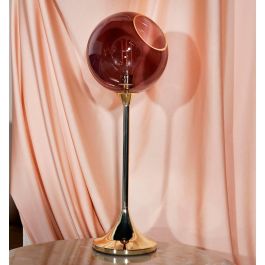 Lámpara de Mesa Decoración Hogar Ballroom Amber, Casquillo E27, Bombilla No Incluida