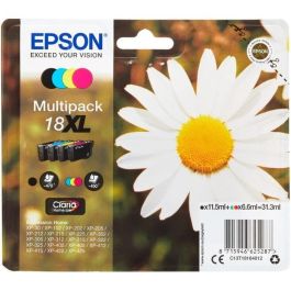 Ink-Jet Epson Multipack 18XL Negro Amarillo Cian Y Magenta Xp-102 Xp-205 Xp-305 Xp-405 Capacidad 470 Pag