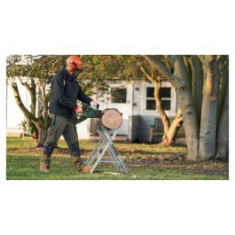 Bosch ADVANCEDCHAIN 36V-35-40 Motosierra de Cadena Eléctrica con Batería 36V 2Ah, Negro y Verde