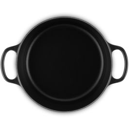Le Creuset Signature Bräter Redondo 22 cm Negro