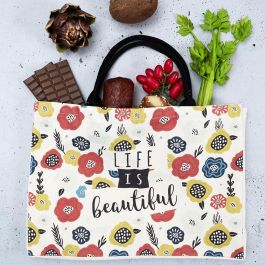 Entre Temps Bolsa Algodón Liberty 42x58 cm
