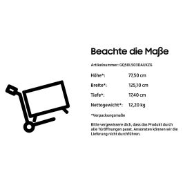 Samsung GQ50LS03DAUXZG Smart TV 4K QLED 50" (127 cm) con Wifi Negro