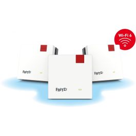 AVM FRITZ!Mesh Set 1600 3-Pack - Sistema de Malla Wi-Fi 6, Doble Banda (2.4 GHz / 5 GHz), 3 Dispositivos, Rojo/Blanco Precio: 269.2613. SKU: B1HB7NF33W