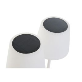 Lampara Solar Terraza Y Jardin DKD Home Decor Negro Blanco 15 x 40 x 15 cm (2 Unidades) Lampara Solar Terraza Y Jardin DKD Home Decor Negro Blanco 15 x 40 x 15 cm (2 Unidades)