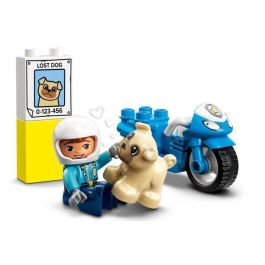 Juego de construccion rescate moto de policia lego duplo