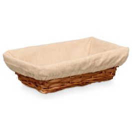 Cesta Rectangular Mimbre Madera Kipit 28X8CM (36 Unidades) Cesta Rectangular Mimbre Madera Kipit 28X8CM (36 Unidades)