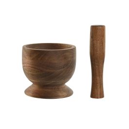 Mortero Basicos DKD Home Decor Natural 12 x 10.5 x 12 cm Mortero Basicos DKD Home Decor Natural 12 x 10.5 x 12 cm