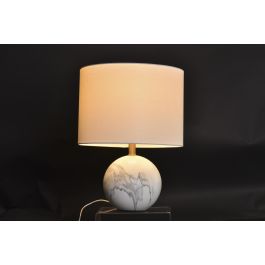 Lampara Sobremesa Moderno DKD Home Decor Blanco Dorado 36 x 52 x 36 cm Lampara Sobremesa Moderno DKD Home Decor Blanco Dorado 36 x 52 x 36 cm