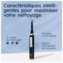 Oral-B iO 3 Pack de 2, cepillos de dientes eléctricos negro y azul, 2 cabezales, 1 estuche de viaje Oral-B iO 3 Pack de 2, cepillos de dientes eléctricos negro y azul, 2 cabezales, 1 estuche de viaje