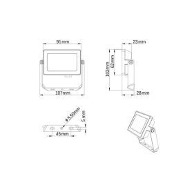 Philips 911401864184 Proyector 10W 950 lm 6500K IP65